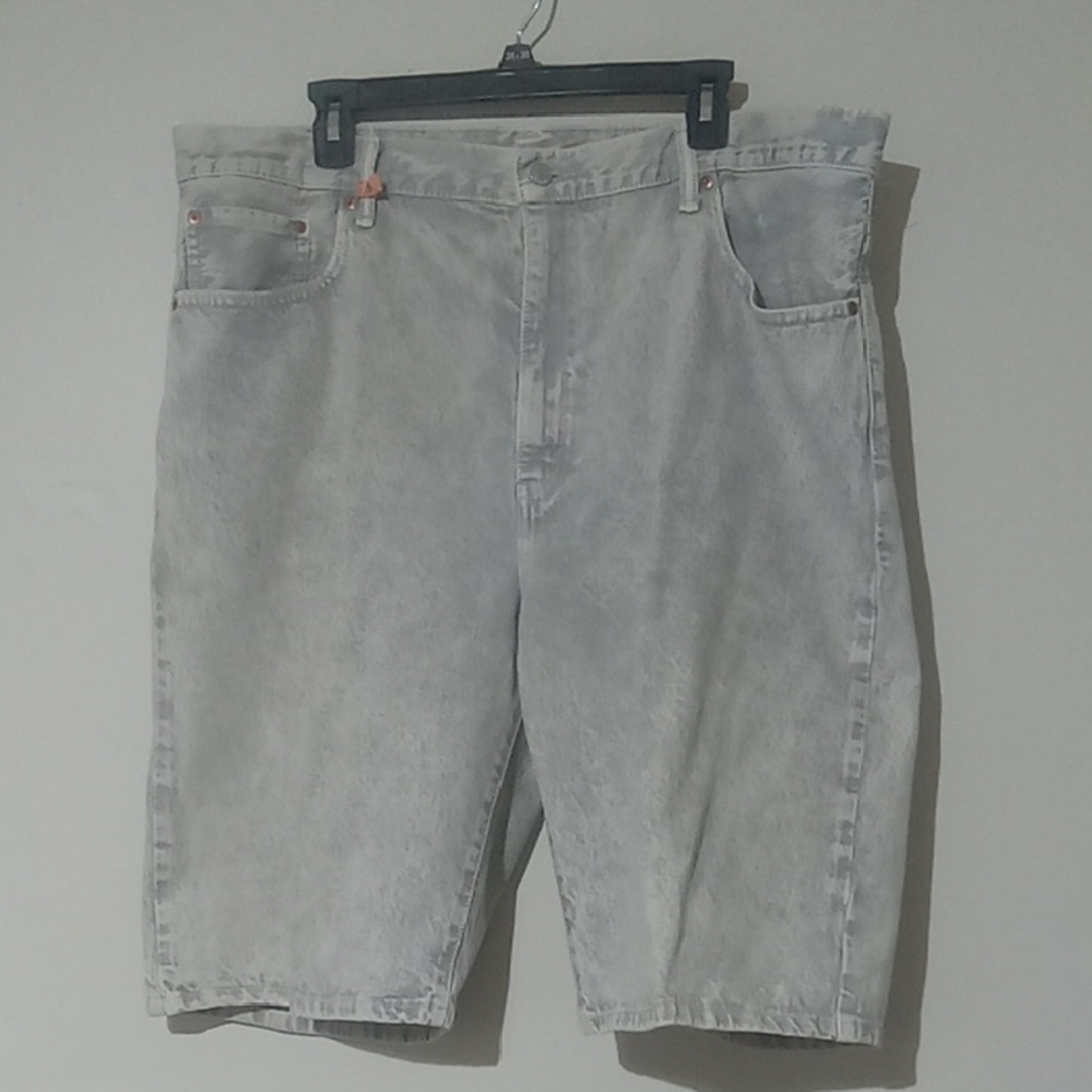 Levi's Stone Gray Denim Shorts